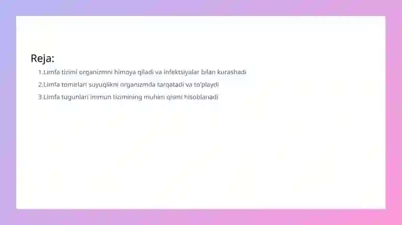 Limfa sistemasi 2