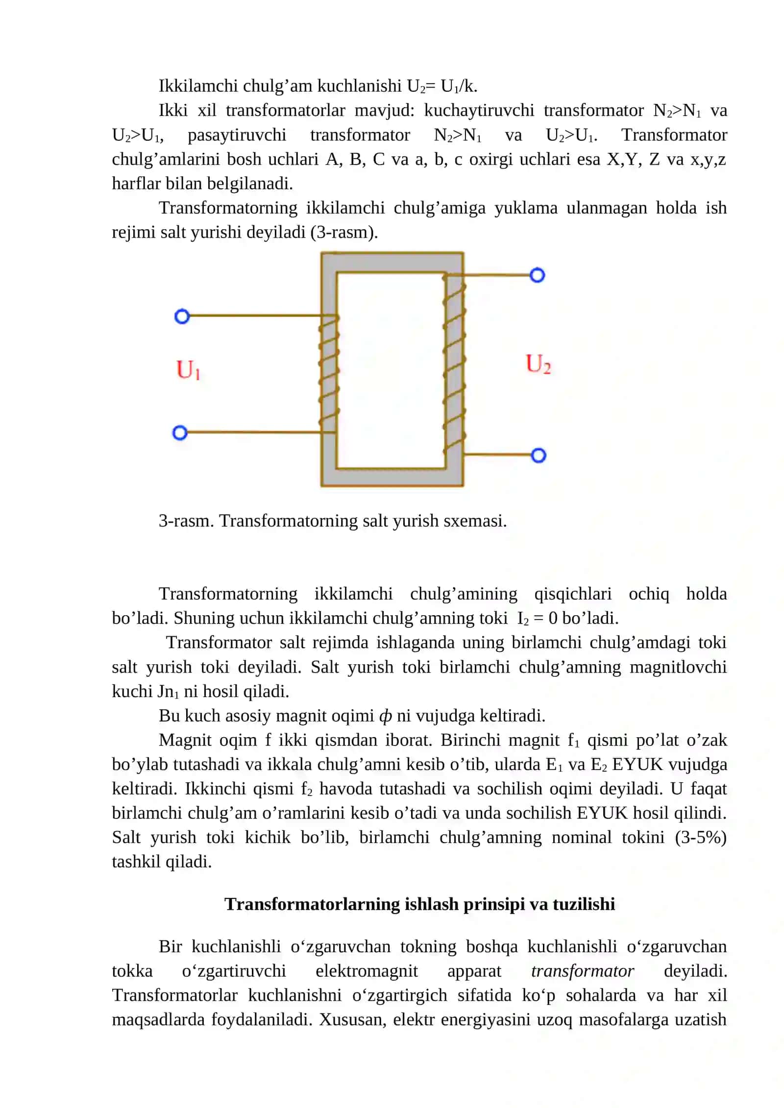 Transformatorlar 2