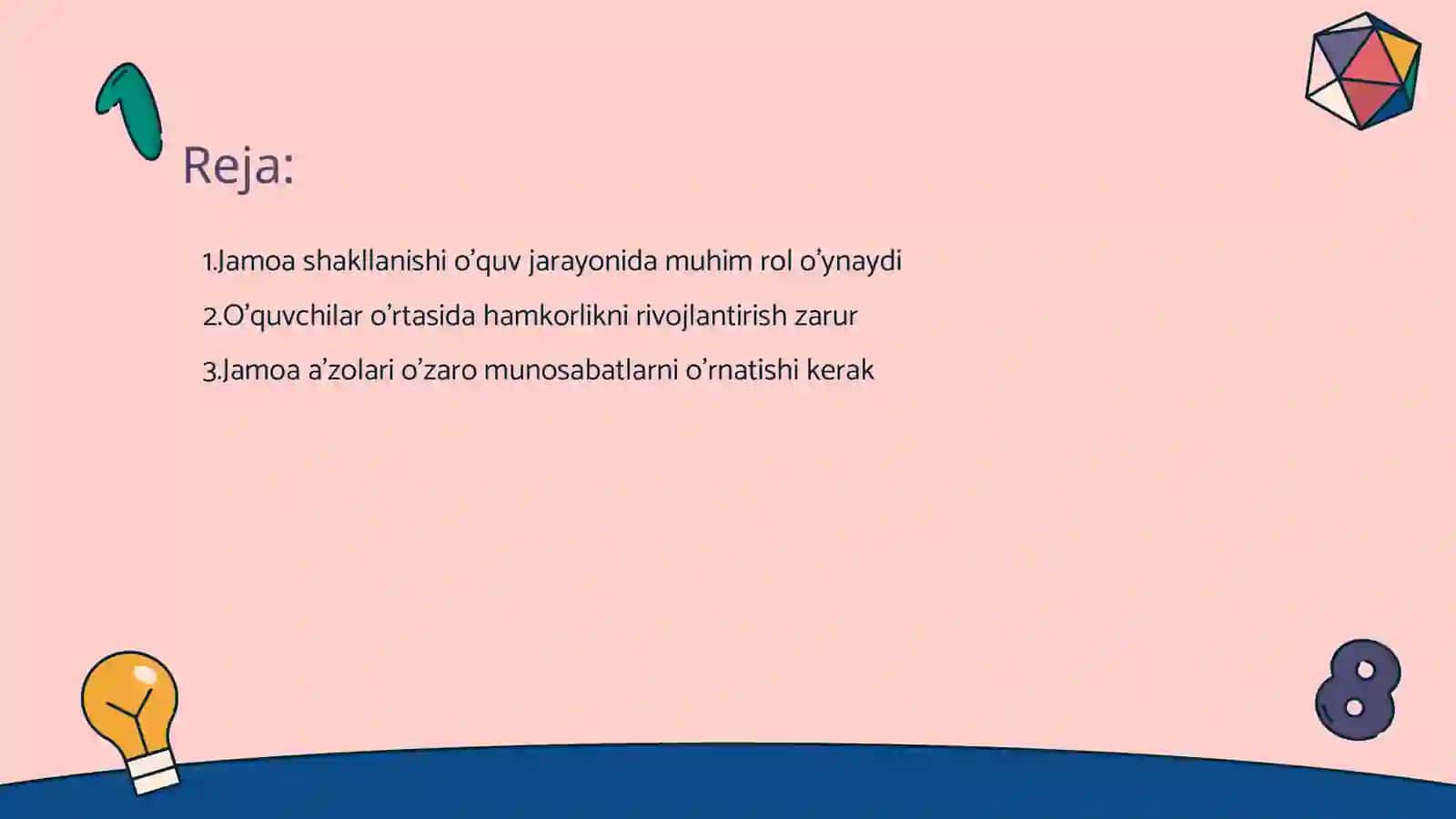 Jamoa haqida tushuncha 2