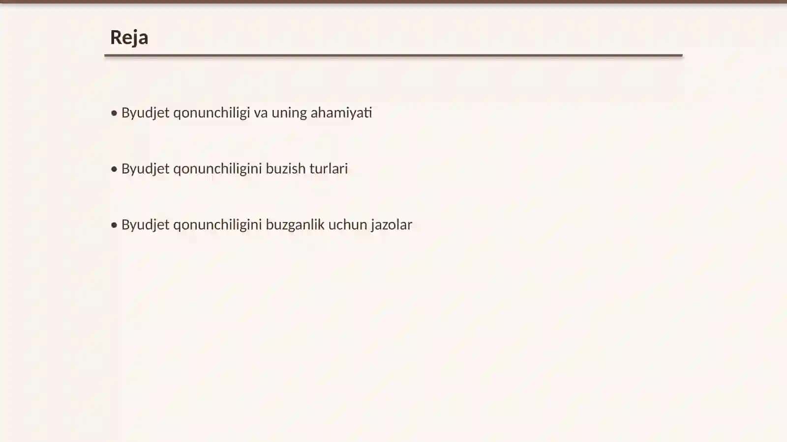 Byudjet toʻgʻrisidagi qonunchilikni buzganlik uchun javobgarlik 2