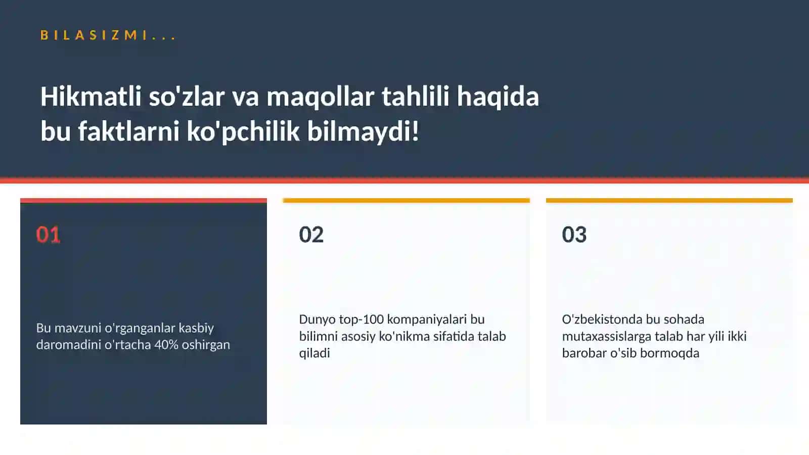 Hikmatli so'zlar va maqollar tahlili 2