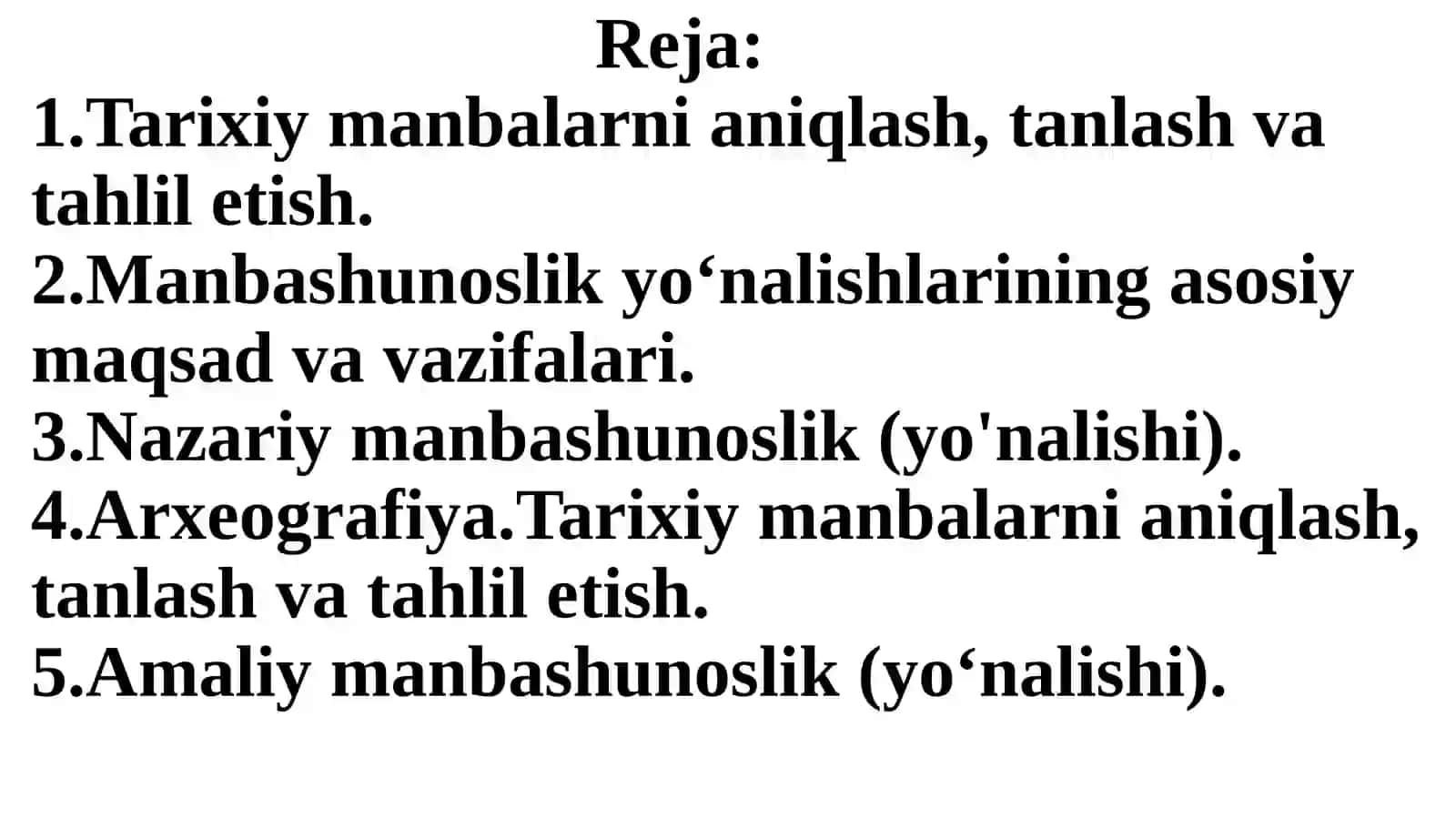 Manbalarni organish, aniqlash, tiklash, tahlil qilish 2