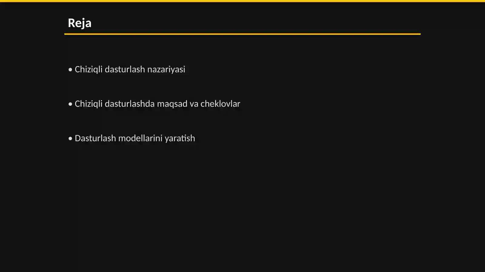 Chiziqli dasturlash masalalari 2