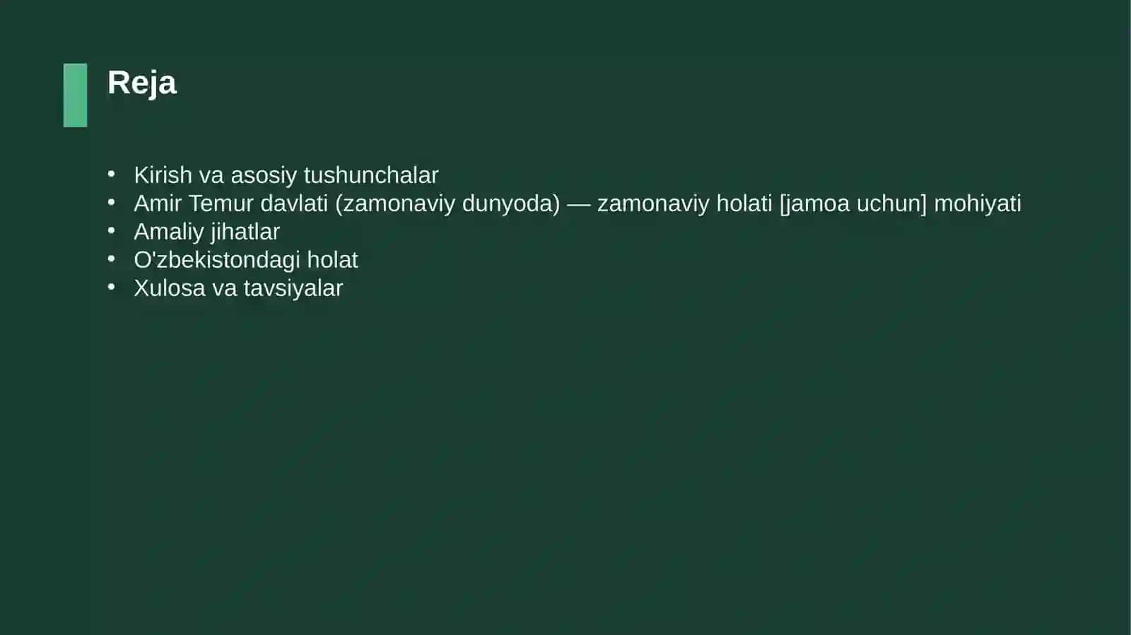 Amir Temur davlati (zamonaviy dunyoda) 2
