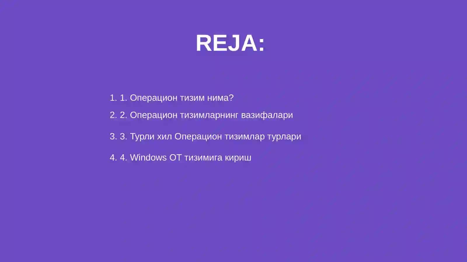 Windows OT тизими 2