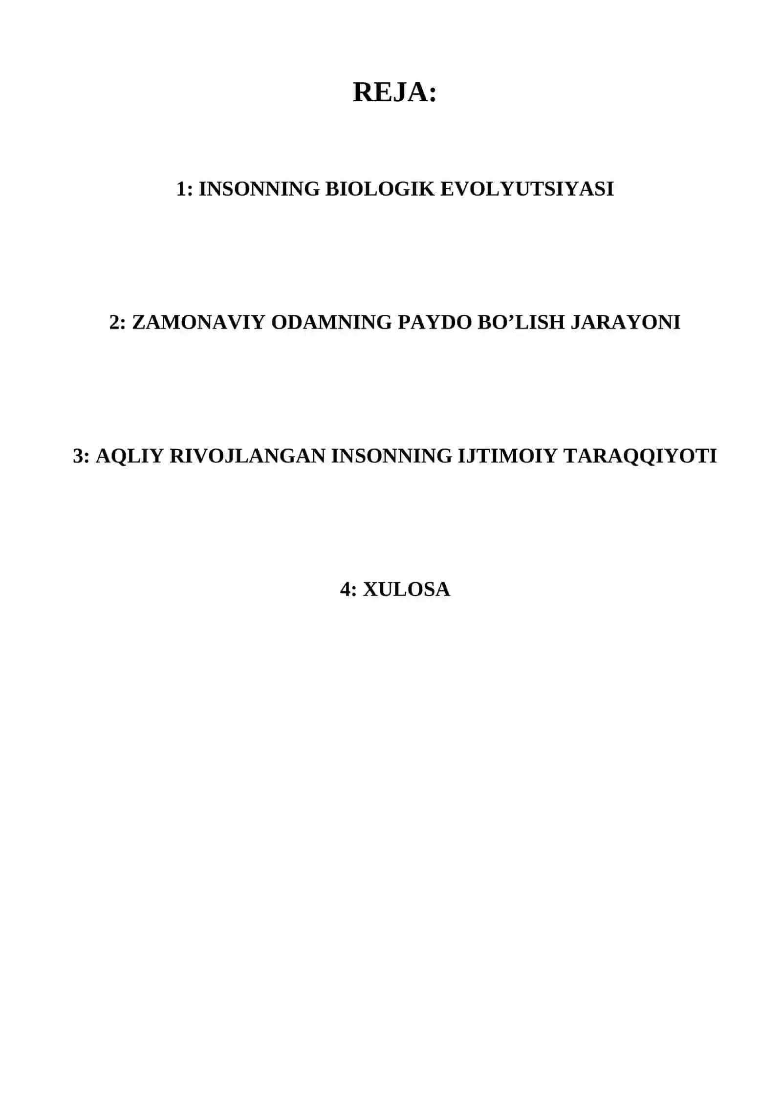Zamonaviy odamning paydo boʻlishi 2