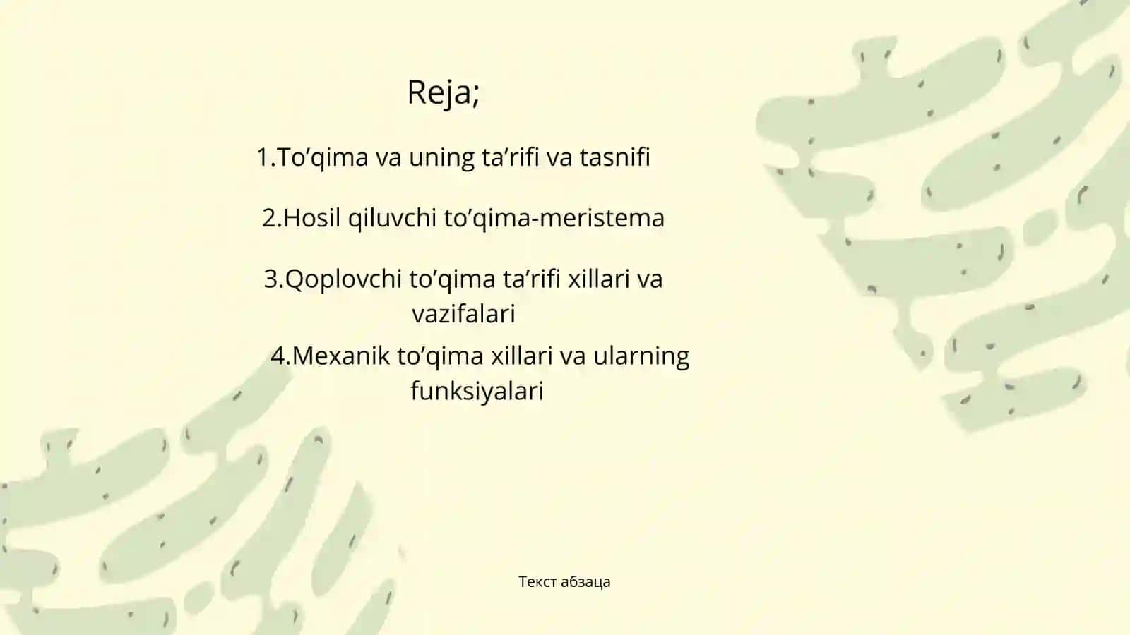 [To’qima] 2