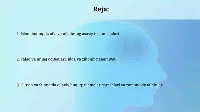 Islom huquqshunosligidagi asoslar 2
