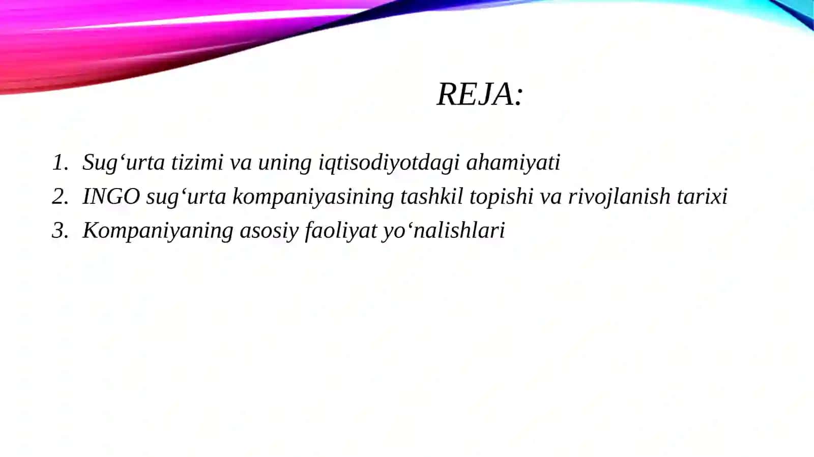 Ingo sug’urta kompaniyasi 2