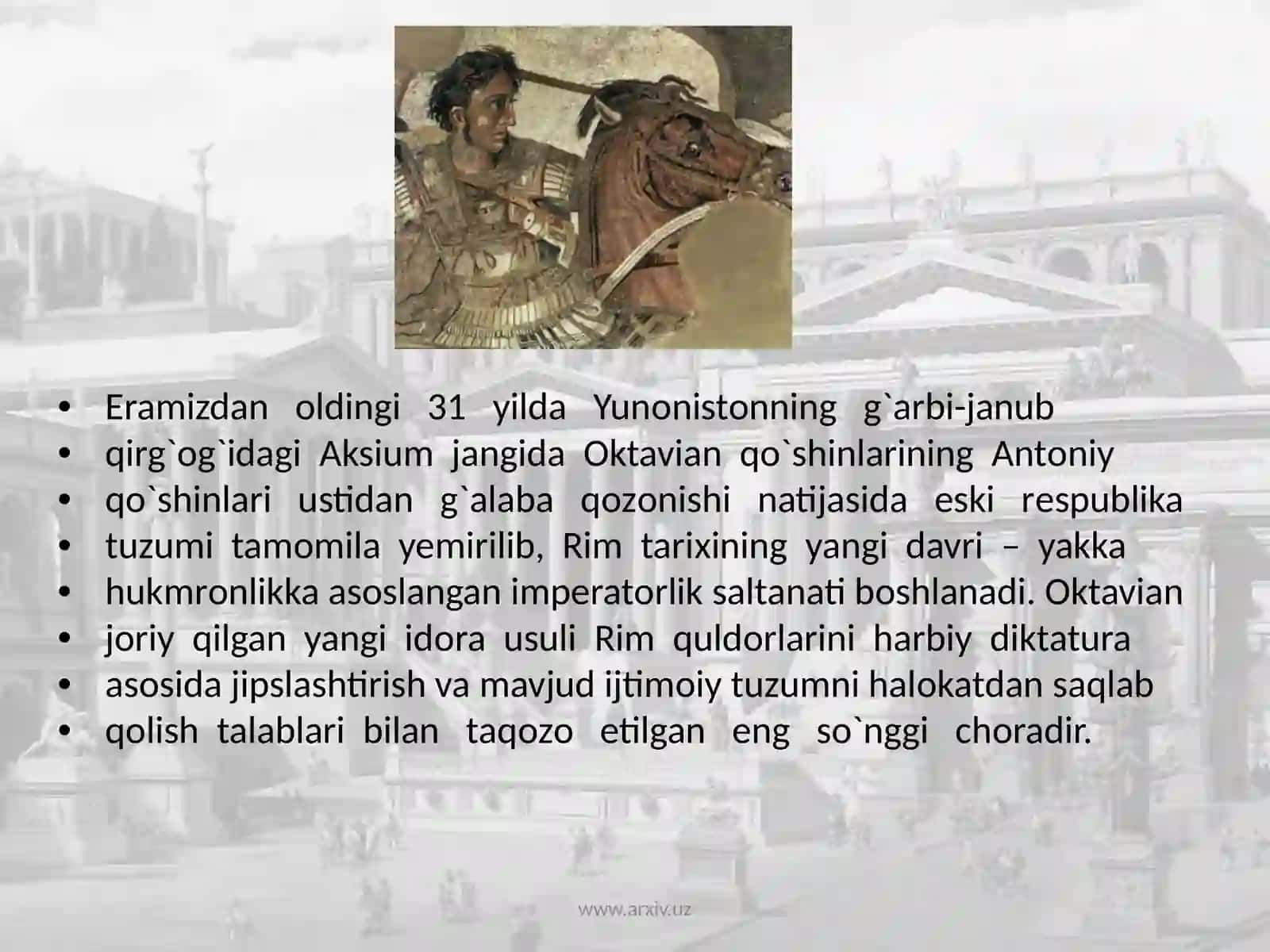 AVGUST DAVRI RIM ADABIYOTI 2