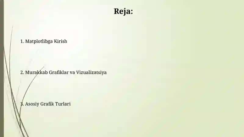 Matplotib yordamida girafik chizish 2