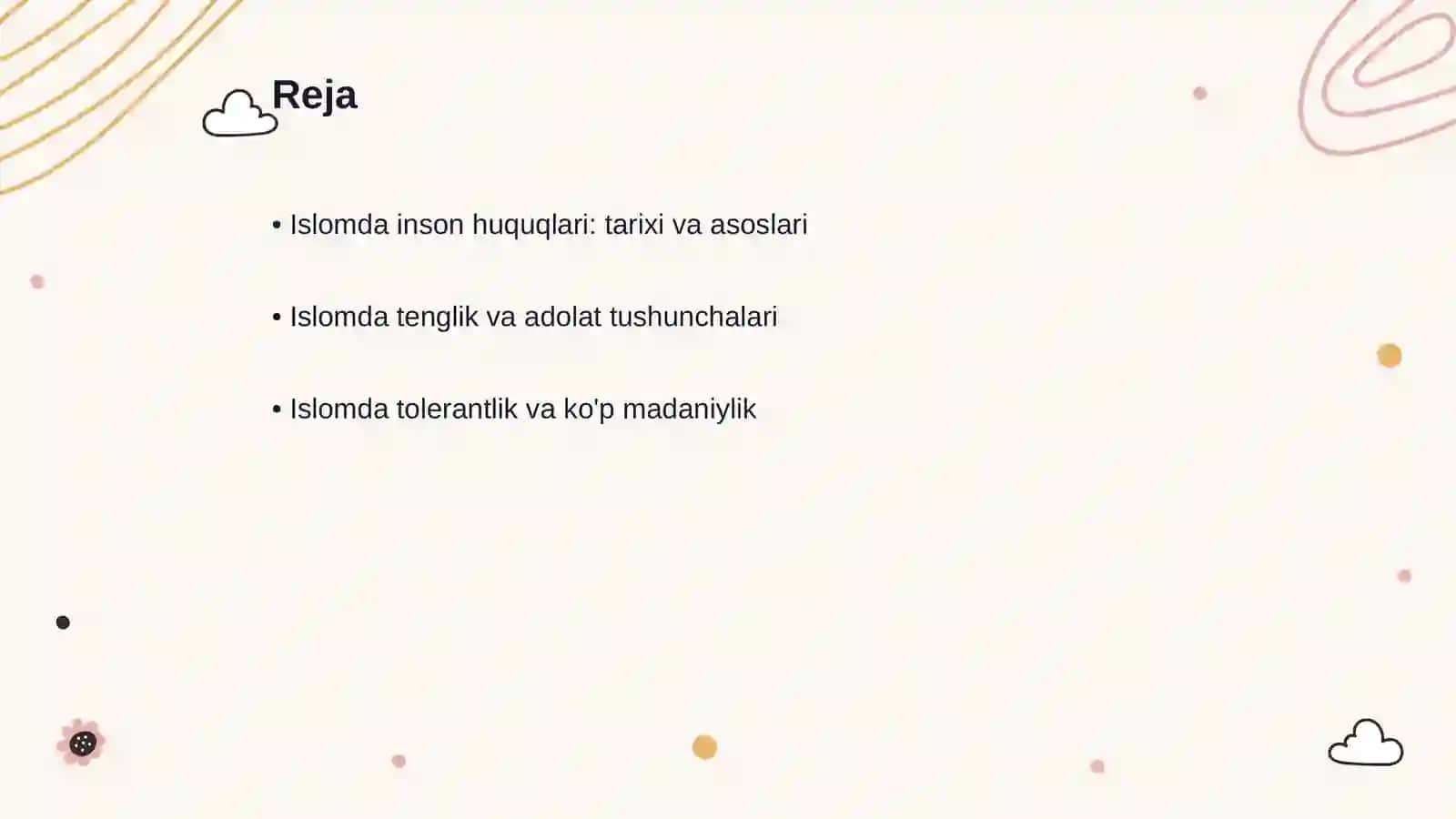 Islomda inson huquqlari himoyasi, ijtimoiy tenglik, adolat va tolerantlik 2