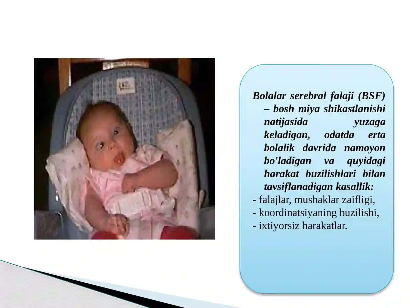 Bolalar serebral falaji (BSF) sabablari va davolash 2