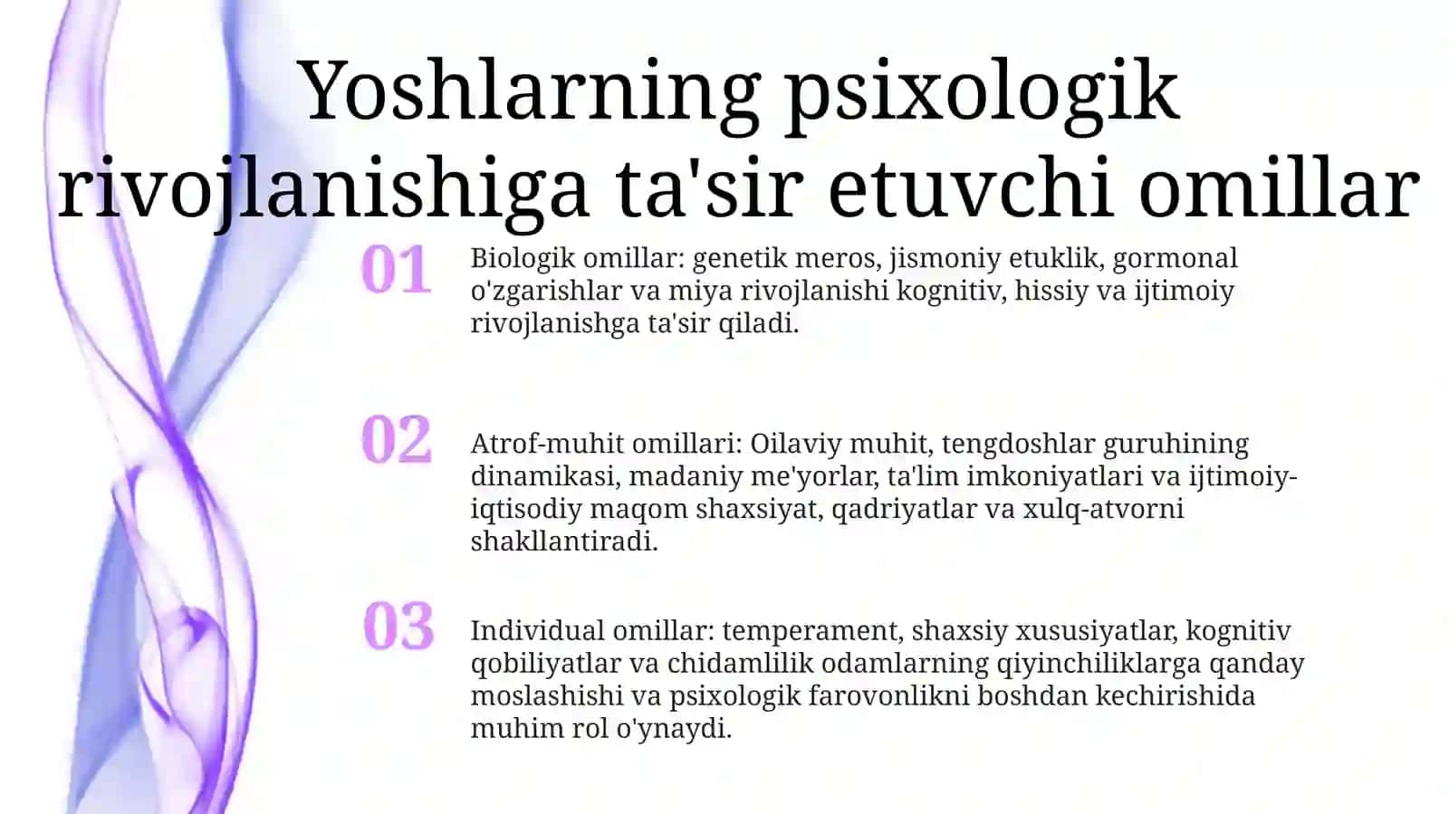 Yoshlik DavriningPsixologikXususiyatlari 2
