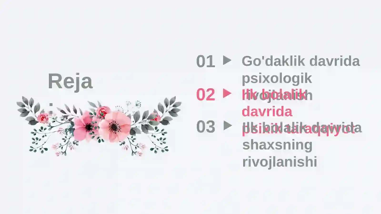 Ilk bolalik davrida fiziologik va jismoniy rivojlanish 2