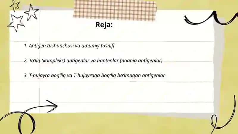 Antigenlar va ularning tasnifi 2