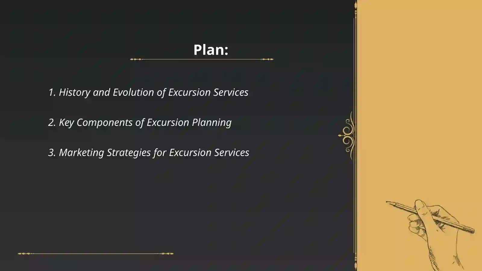 Development of Excursion Services 2