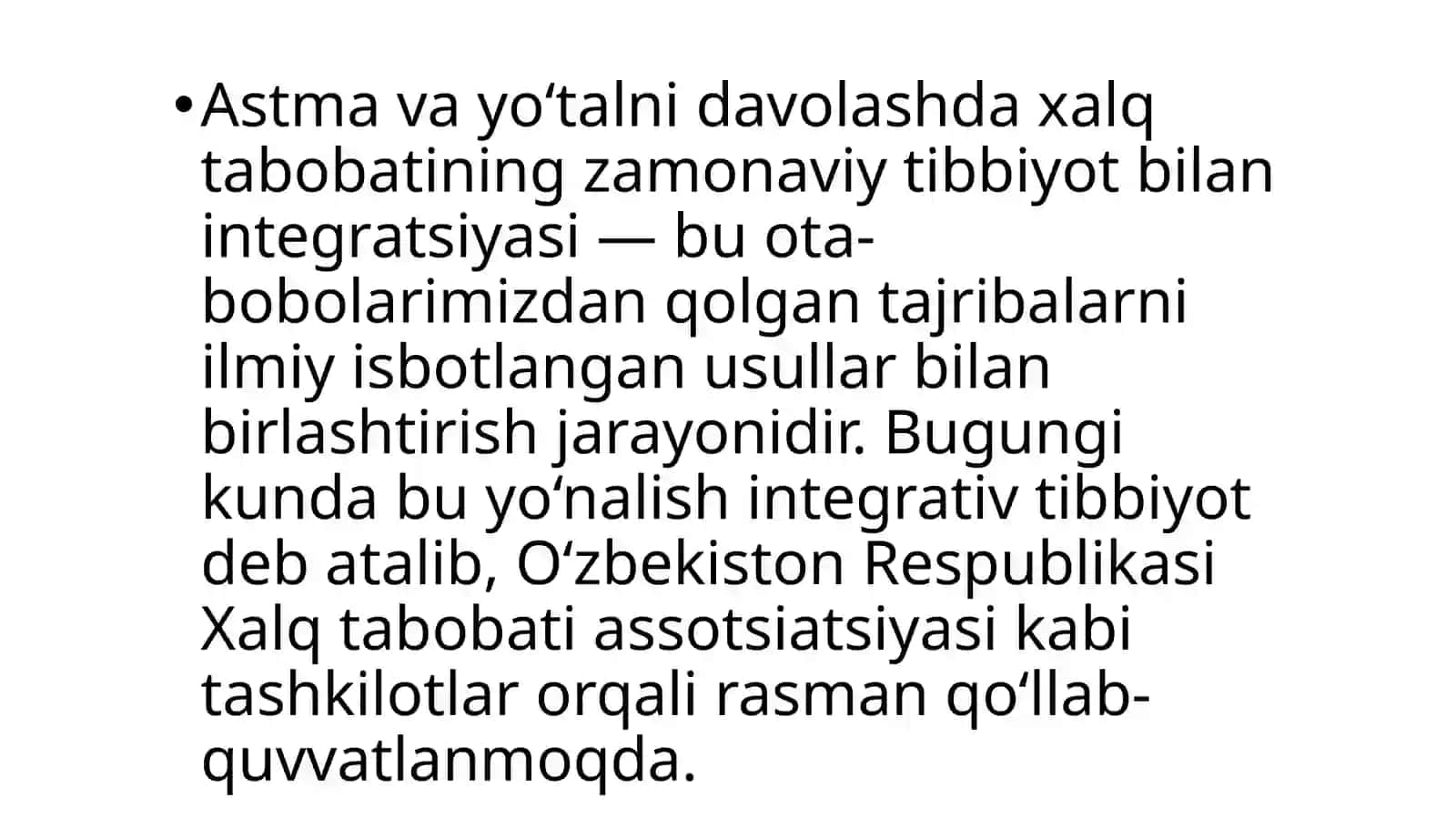 Astma va yo‘talni davolashda zamonaviy tibbiyot 2