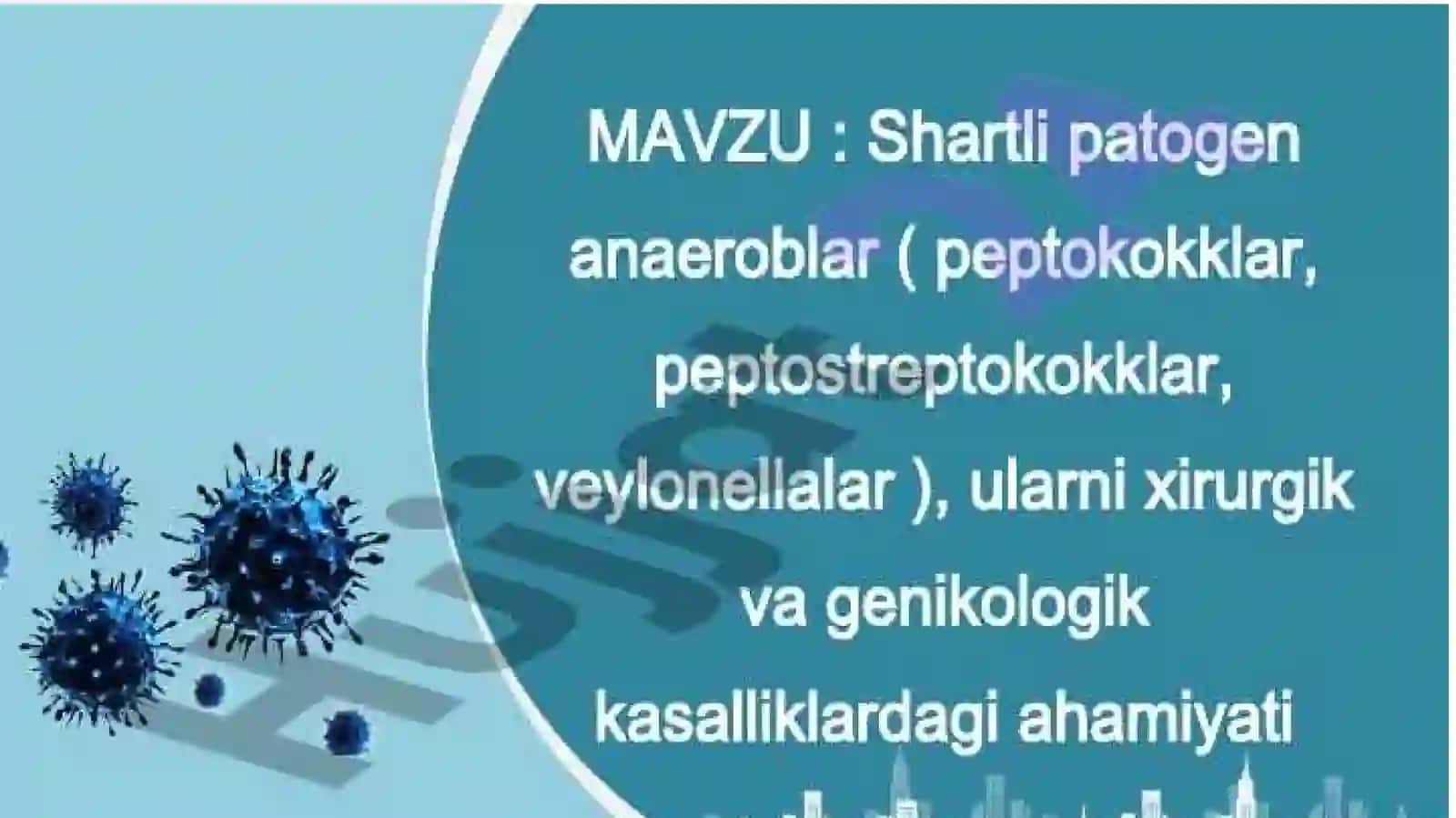 Mikrobiologiya Virusologiya Immunologiya fanidantayyorlangan 2