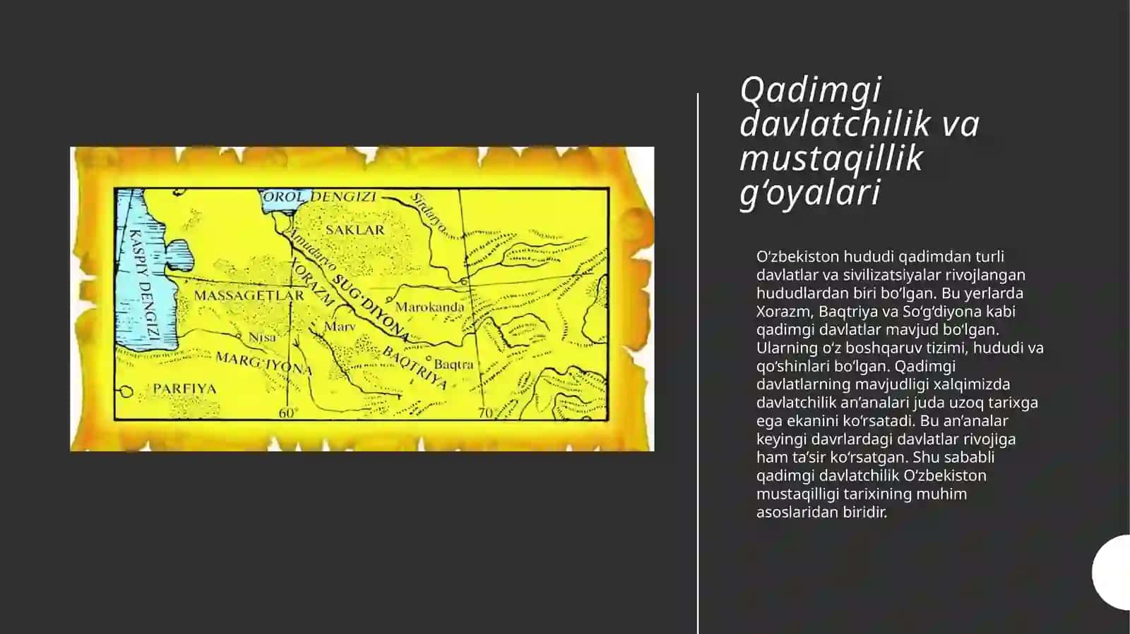 O‘zbekistonda mustaqillik g‘oyalarining tarixiy asoslari 18listdan iborat 2