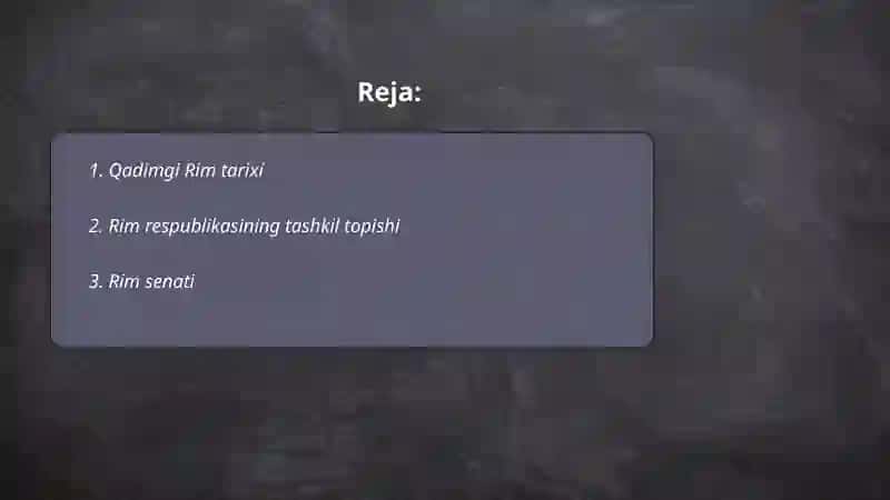 Qadimgi Rim respublikasi 2