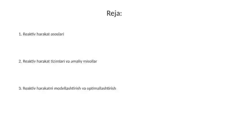 Reaktiv harakat 2