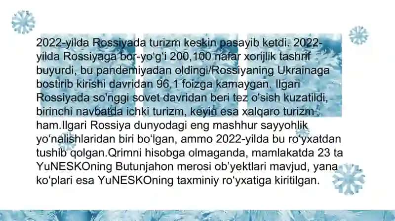 Rossiya Turizmi 2