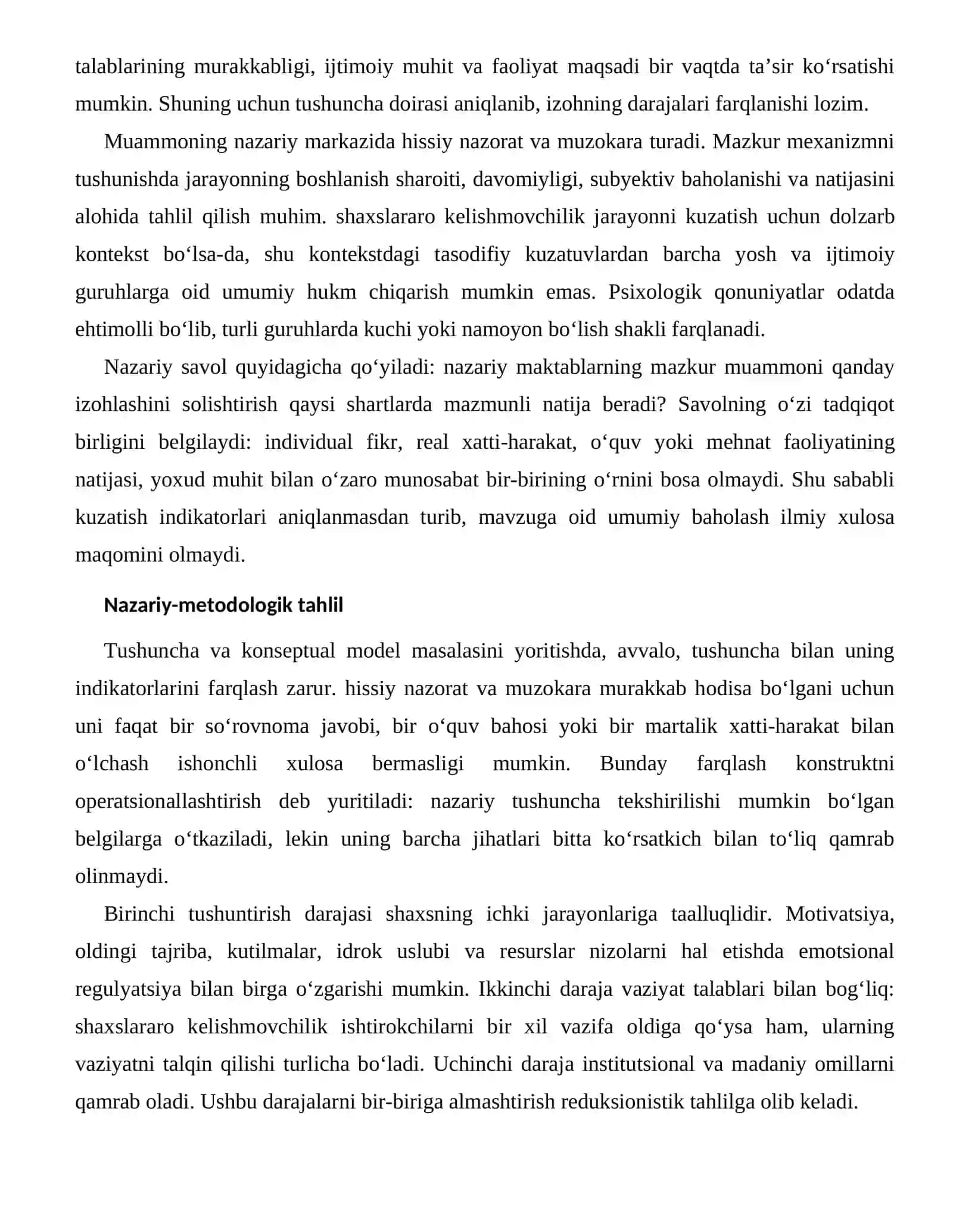 Nizolarni Hal Etishda Emotsional Regulyatsiyaning Nazariy Asoslari 2