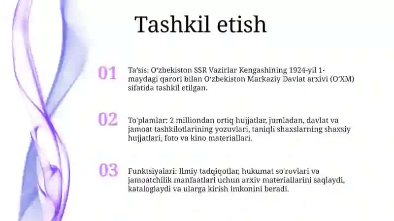 O‘zbekiston Markaziy Davlat Arxivi 2