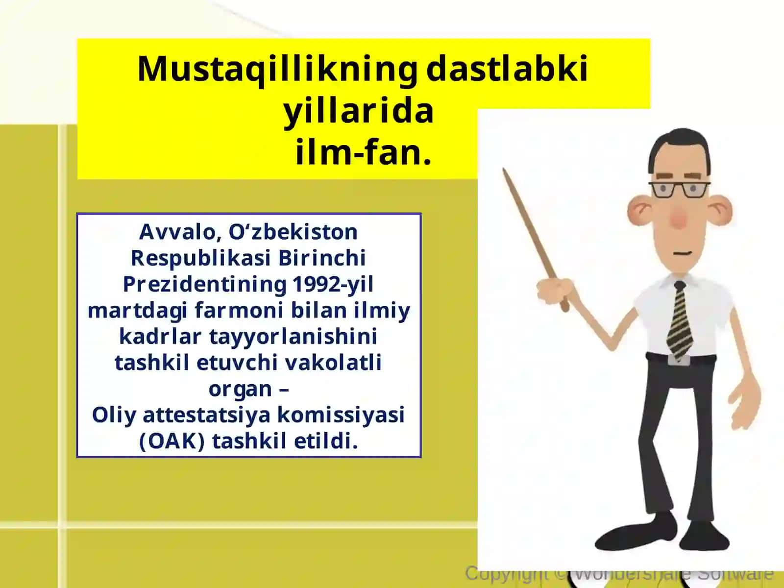 O‘zbekiston Respublikasida ta’lim sohasida amalga oshirilgan islohotlar 2