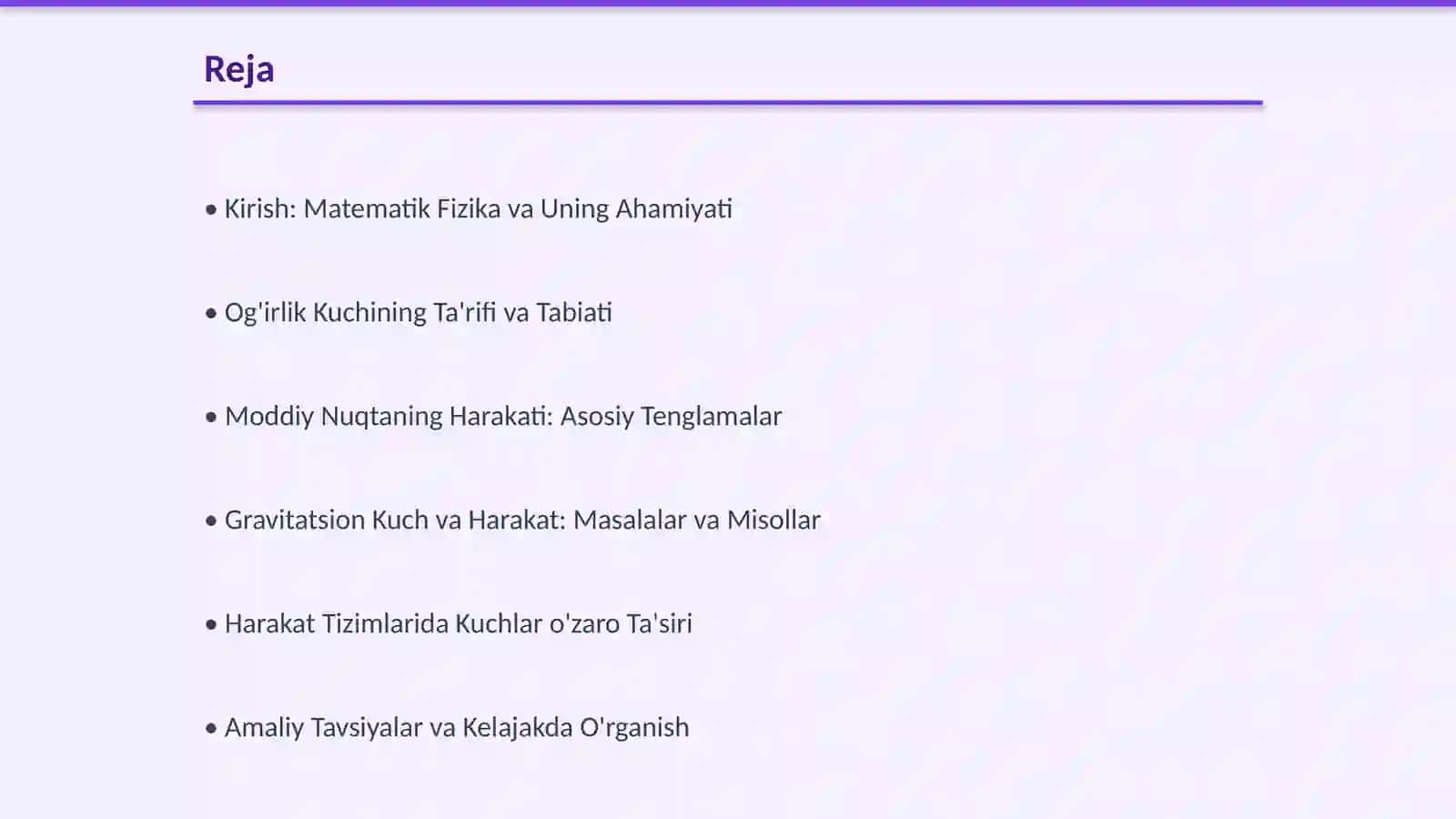 Matematik Fizikaning Asosiy Tenglamalari 2