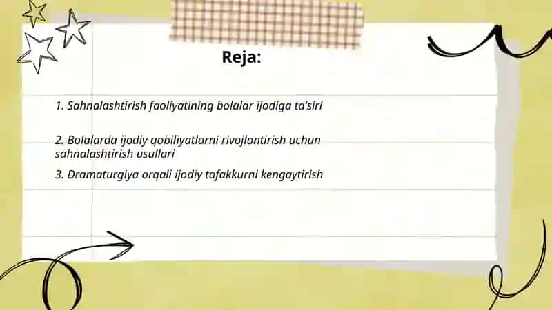Sahnalashtirish faoliyati vositasida bolalarda ijodiy qobiliyatlarni rivojlantirish 2
