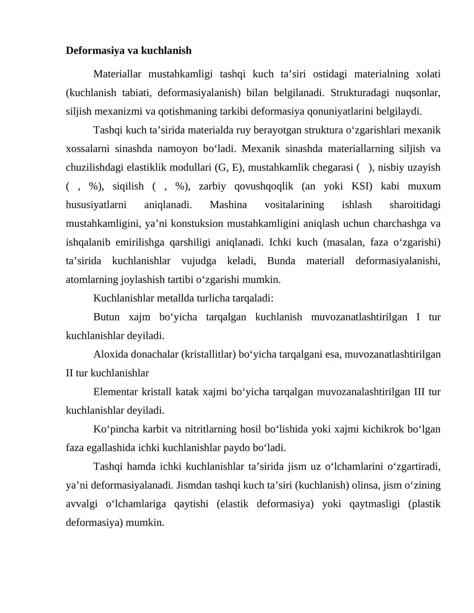 Metallarda deformasiya 2
