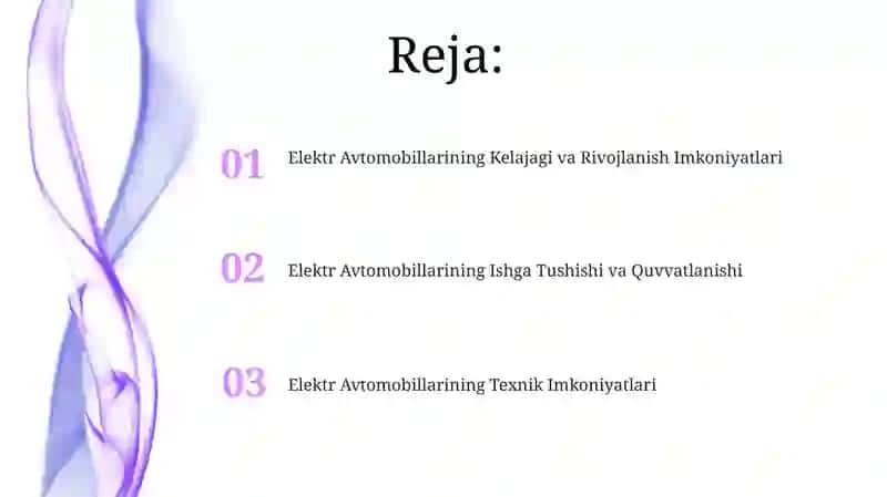Elektromobillar va ularning imkoniyatlari 2
