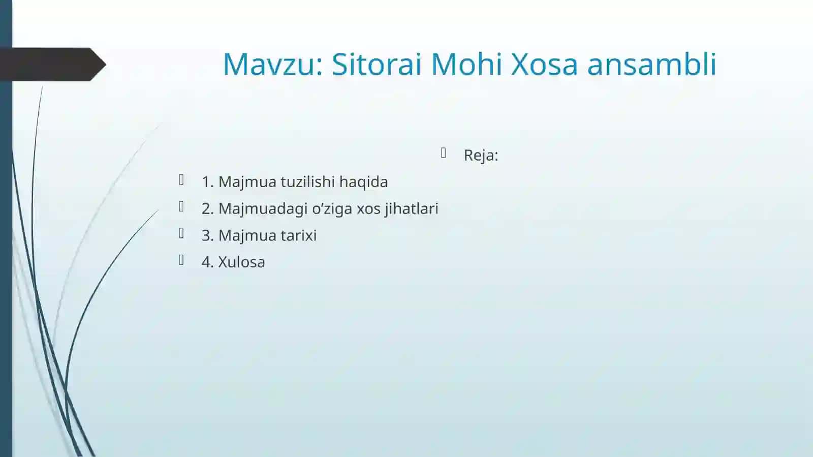 Sitorai Moxi-Xosa majmuasi 2