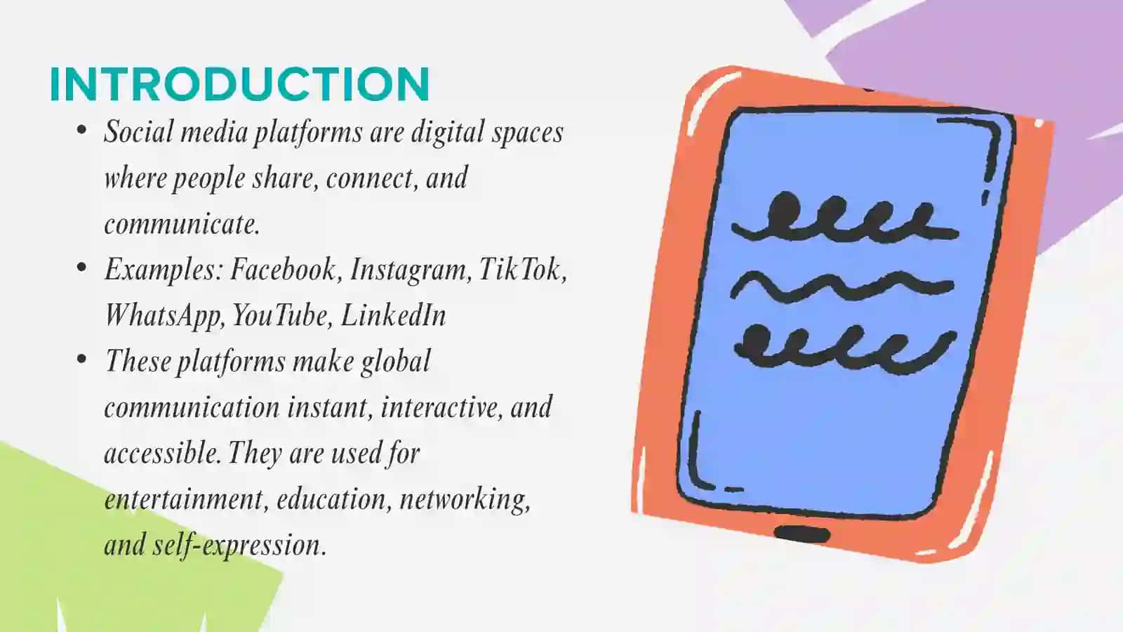 SOCIAL MEDIA Habits Presentation 2