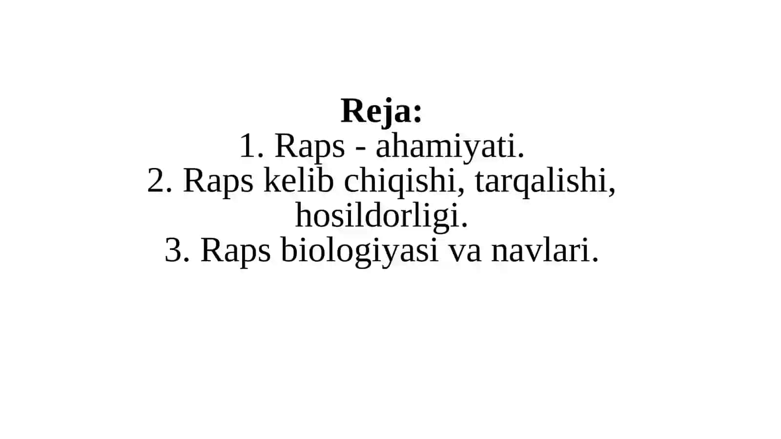 Rapsyetishtirishning biologikasoslarivayetishtirishtexnologiyasi 2