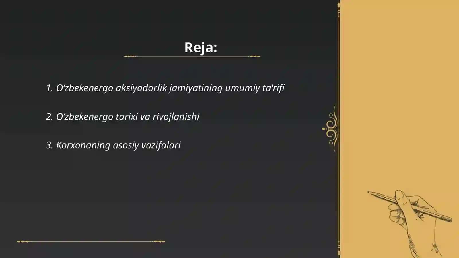 Oʻzbekenergo aksiyadorlik jamiyati Zafar 2
