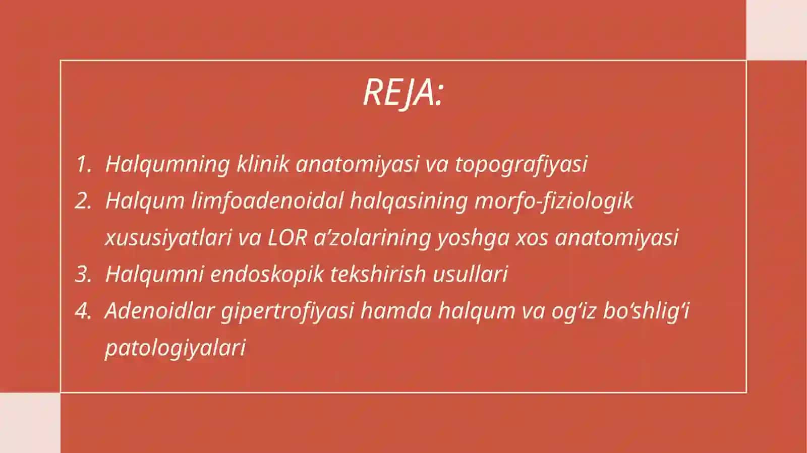 Halqumning Klinika Anatomiyasi 2