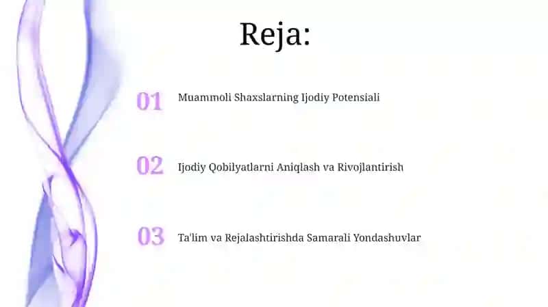 Muammoli Shaxslarning Ijodiy Potensiali 2