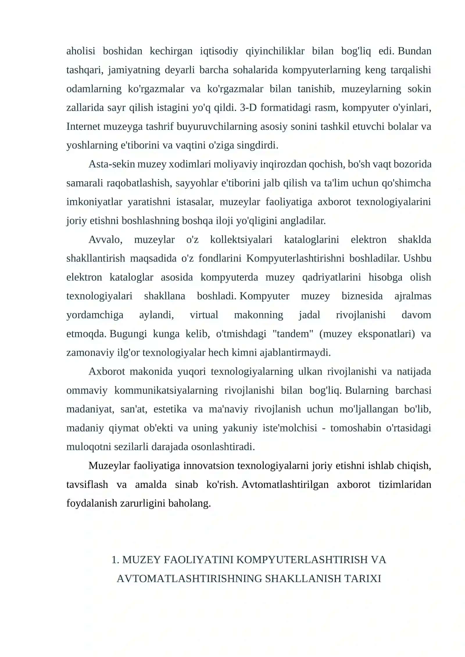 Muziylar faoliyatida zamonaviy texnologiyalardan foydalanish 2