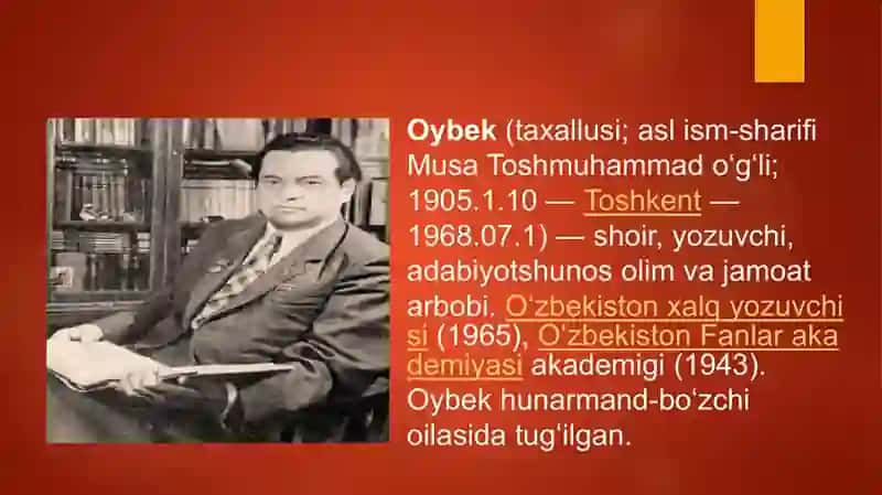 Oybekhayoti va faoliyati 2