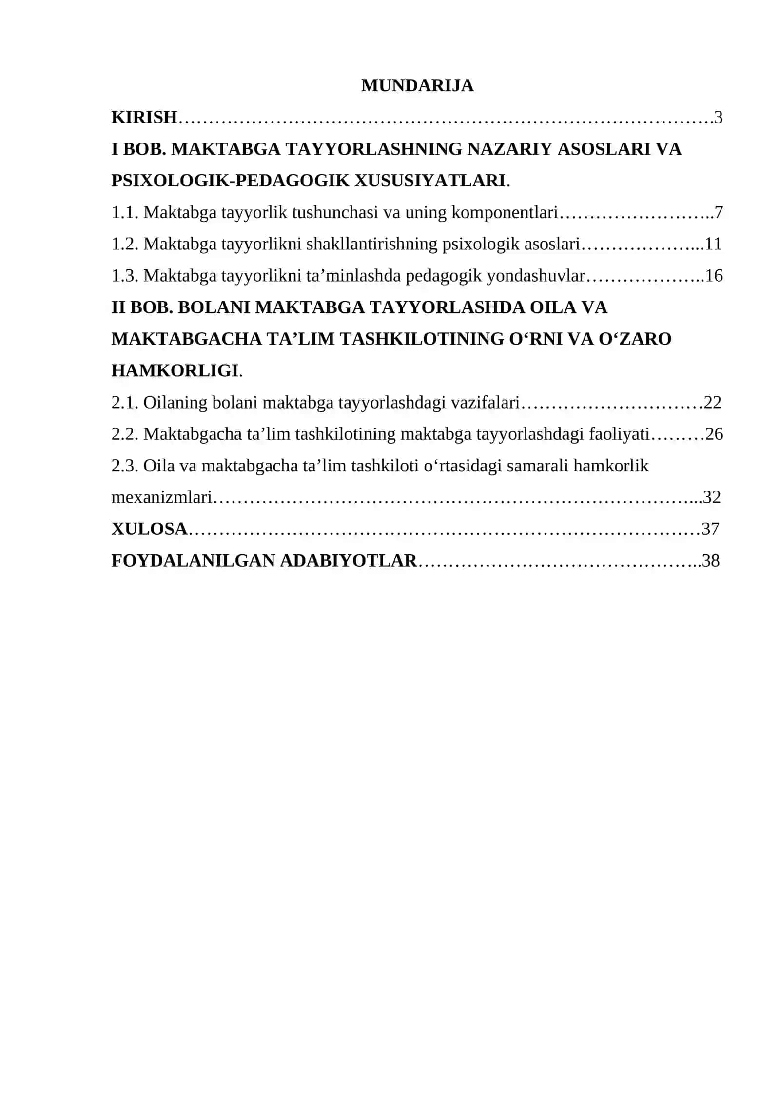 FAN:MAKTABGACHA TALIM XUSUSIY METODIKASI 2