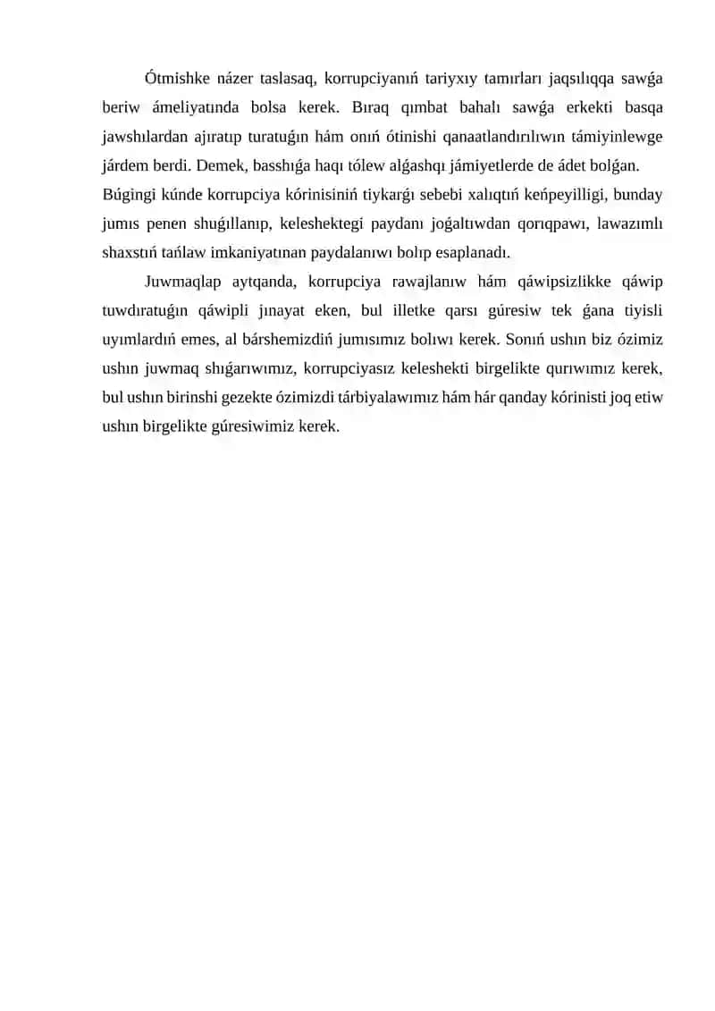 Korrupciya qáwipli illet 2