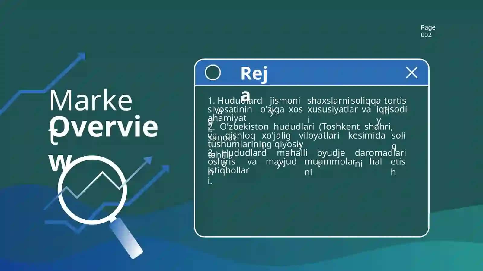 Hududlar kesimida soliq siyosati natijalari: Jismoniy shaxslar soliqlari bo’yicha qiyosiy tahlil 2