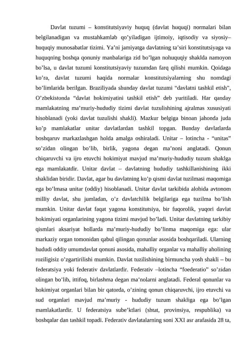 JAHON MAMLAKATLARINING HUDUDIY BO'LINISHI 2
