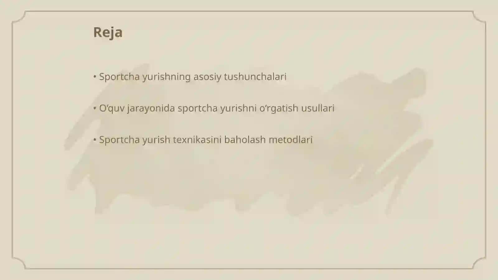 Sportcha yurish texnikasini o‘rgatishni takomillashtirish 2