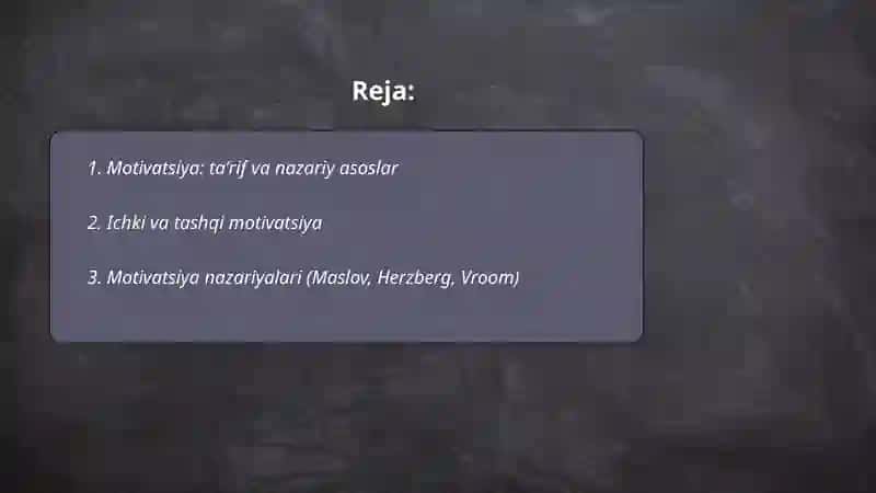 Motivatsiya 2
