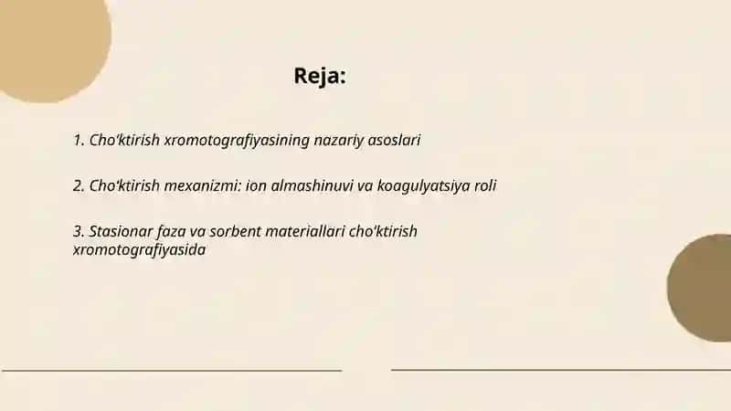 Choʻktirish xromotografiyasi 2