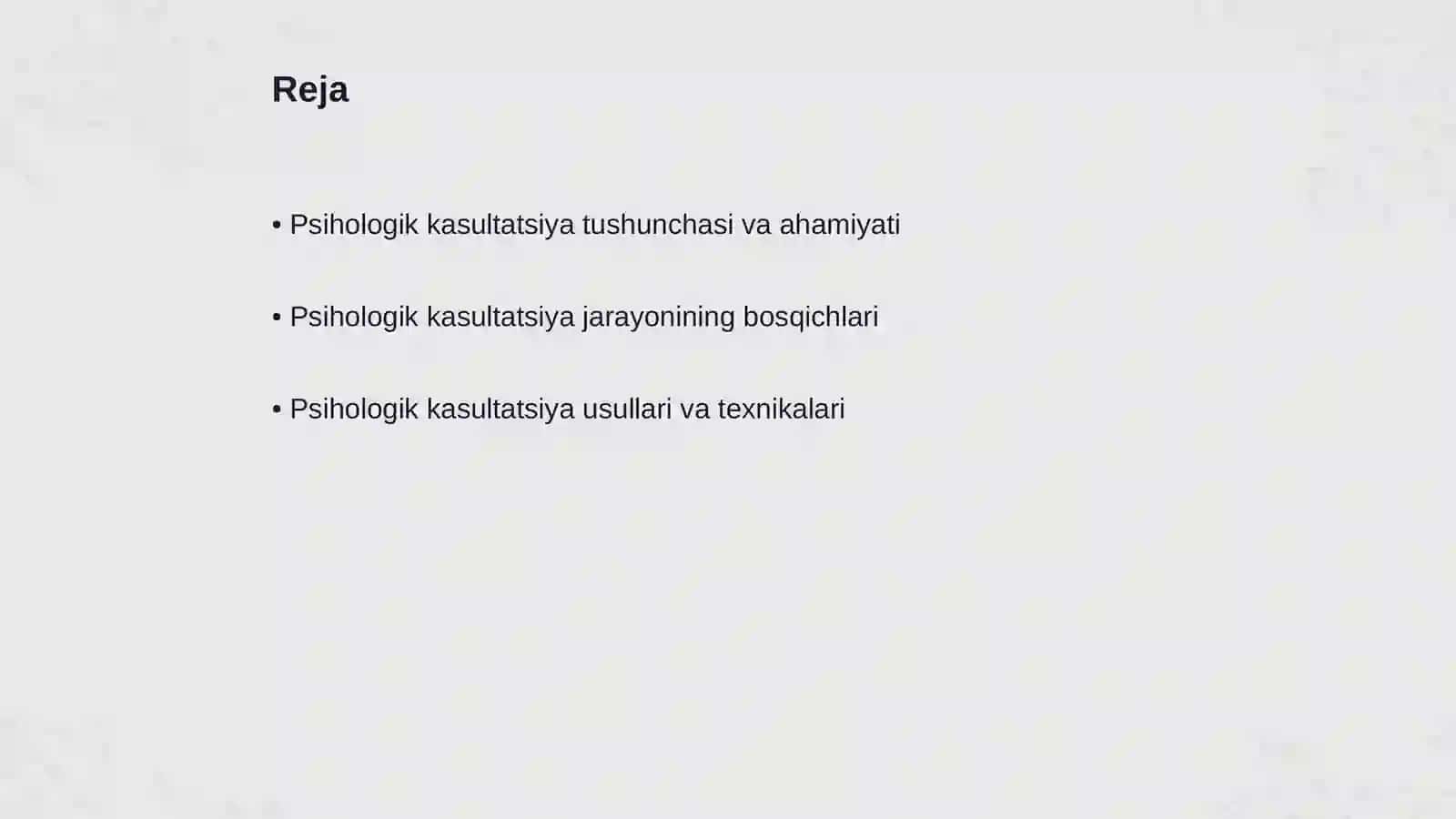 Psihologik kasultatsiya amaliyoti 2